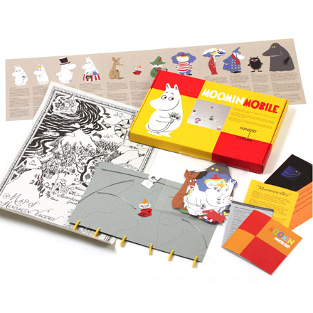 Contents of Moomin Mobile gift box